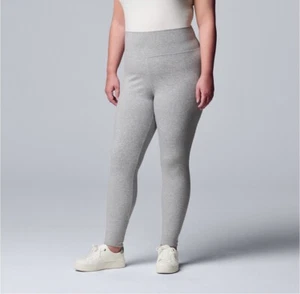 Simply Vera Wang WSV01LG30P2 Live In High Rise Legging Größe 1X - Bild 1 von 1