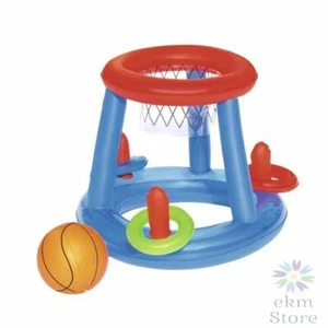 Panier Basket Flottant + Ballon + Cerceaux Ø 61 cm Sport Loisirs Détente Soleil - Imagen 1 de 12