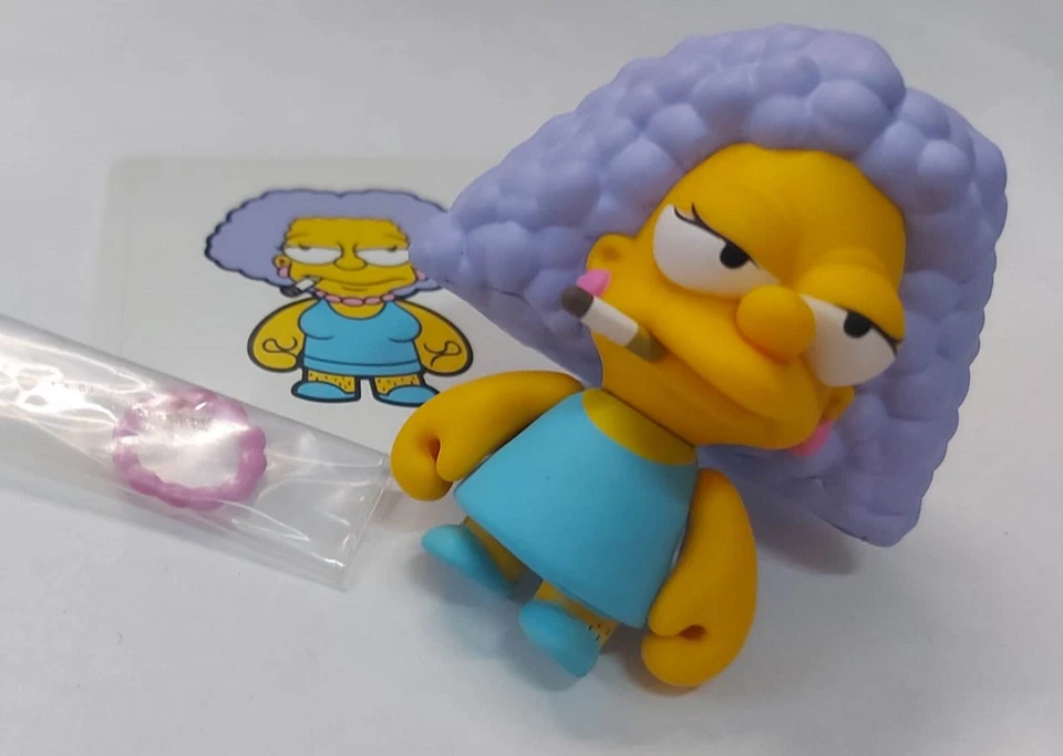 KIDROBOT The Simpsons SELMA BOUVIER Vinyl Figure NO BOX  Gd44 - Immagine 1 di 1
