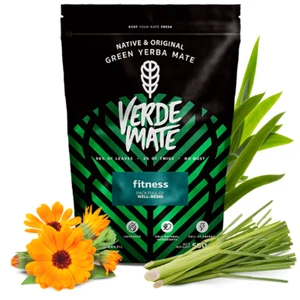 Mate Tee Verde Mate Fitness Grün Yerba Mate Minze Detox Tee zum Abnehmen 500g - Bild 1 von 6