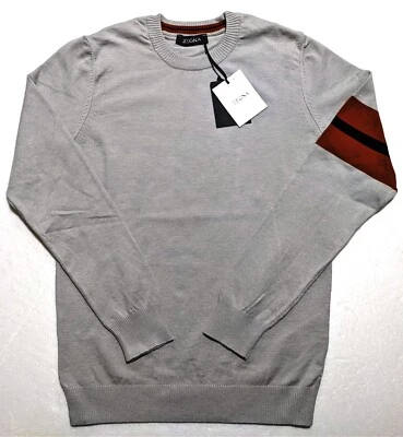 ZEGNA SUÉTER DE PUNTO SLIM FIT GRIS CLARO PARA HOMBRE TALLA XL Foto 1 de 4