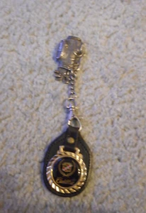 Golf Bag With Clubs And Cadillac Metal Double Sided Key Chain - Picture 1 of 2