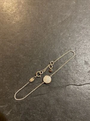 LINKS OF LONDON 925 STERLING SILVER PAVE DIAMONDS BRACELET - Image 1 of 4