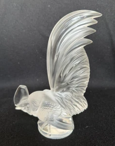 Figura Gallo Gallo Gallo LALIQUE Cristal COQ NAIN - Imagen 1 de 4