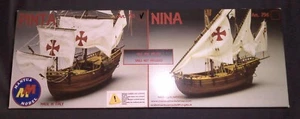 NEW Mantua Model Pinta Wood Ship Boat Scale:1/50 Inch: 22.44" Kit #775 - Afbeelding 1 van 12