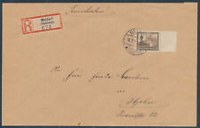 Dt. Reich 50 Pfennig Nothilfe Einschreiben Meldorf 1931 Itzehoe geprüft (9196)