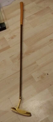 Vintage golf club engraved 9th Annual BP Summer Scramble gold color - Image 1 of 4