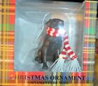 Sandicast Christmas Ornament Dog Choclate lab New With Box