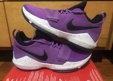 Nike PG 1 Paul George Basketball Shoes Mens Size 10 Purple 878627 500 Rare Lot