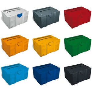 TANOS Systainer T-Loc SYS TL 3 gris antracita rojo naranja amarillo verde azul negro - Imagen 1 de 10