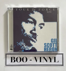 Gil Scott Heron - Tour de Force Cd album jazz funk double cd album Near mint - Foto 1 di 7