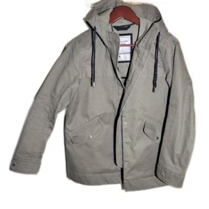 Abercrombie and Fitch waterpoof wind resistant structured hooded jacket small - Picture 1 of 6