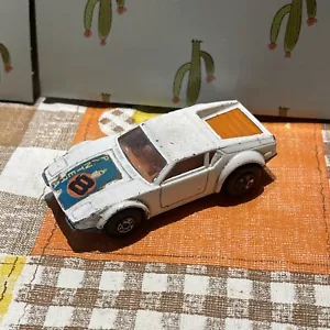 Vintage Matchbox Superfast 1975 Lesney No.8 De Tomaso Pantera White DieCast 1:64 - Picture 1 of 6