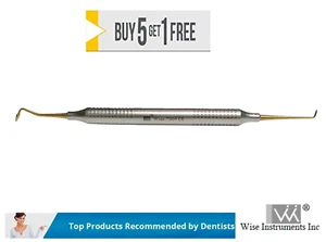 Wise Dental Composite Filling Instruments # 4 Titanium Nitride Coated - Picture 1 of 4