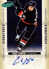 2005-06 Parkhurst Signatures #CC Chris Campoli
