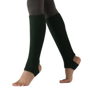 Women Ballet Yoga Stepping Foot Warm Socks Leg Knitted Sports Protective Sleeves