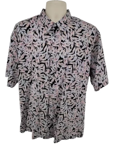 Tori Richard Hawaiian Shirt XL Cotton Lawn Colorful Floral Mens Cruise Wear USA - Picture 1 of 12