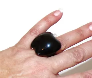 Sobral seltener Encantado Maca schwarzer Apfel Künstler hergestellt Ring Größe 8,25 - Bild 1 von 7