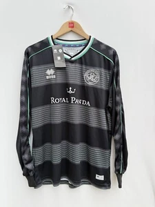 QPR 18/19 Goalkeeper Football Shirt Ashville Royal Panda Errea Black Large BNWT - Picture 1 of 16