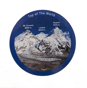 Magnet montagnes Himalaya Mont Everest Lhotse Nuptse Nepal Tibet  73 mm - 1893 - Picture 1 of 1