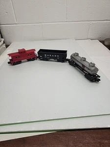 Lot (5) Vintage S GAUGE American Flyer AC GILBERT  Reefer Freight Box Train Cars - Picture 1 of 8