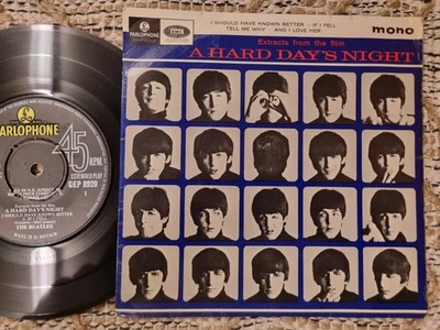 THE BEATLES - A Hard Days Night Film 1964 EP Parlophone 7” MONO - Image 1 of 4
