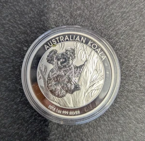 2013 Perth Mint Australia Koala 1 oz .999 Fine Silver Bullion Coin - Picture 1 of 1