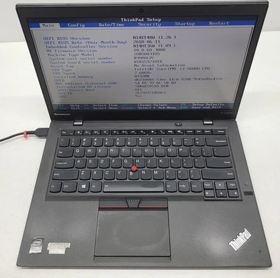 Notebook Lenovo ThinkPad X1 Carbon Gen 3 Intel i7-5600U 8GB Ram SEM HD/OS (FL) - Imagem 1 de 4