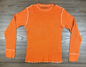 Jeans Polo Vintage Co Ralph Lauren Naranja Tejido Waffle Térmico Bordado Talla S - Imagen 1 de 7