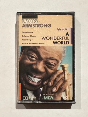 Louis Armstrong - What A Wonderful World Cass, Album, RE, Dol MCA Records, MCA R - Image 1 of 3