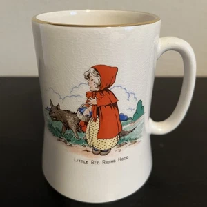 Rotkäppchen Antik Musikbecher Sandland Ware England Vintage Tasse - Bild 1 von 10