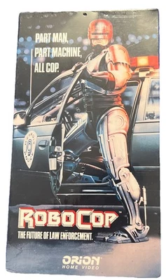 Robocop Sealed (VHS, 1987) SciFi Action Movie Orion Home Video EP Red Top Tape - Image 1 of 2