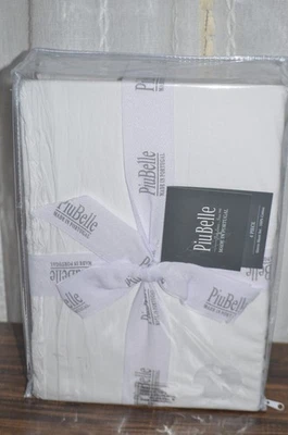 NEW PiuBelle Piu Belle QUEEN Sheet Set 100% Cotton Portugal Luxury Bedding 4 PC - Image 1 of 4