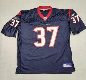 Camiseta deportiva de fútbol americano para adultos Houston Texans Davis #37 Reebok On Field NFL talla XXL - Imagen 1 de 14