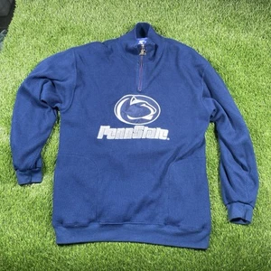 Vintage Penn State Nittany Lions Starter Jacke Herren Large 1/4 Reißverschluss Sweatshirt Ncaa - Bild 1 von 15