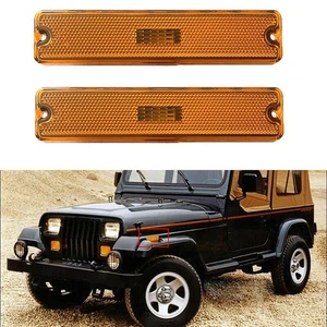 Brand New Side Marker Lamps Light ABS Housing Accessories Amber Fittings - Picture 1 of 9