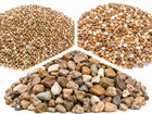 AQUARIUM NATURAL PEA GRAVEL 25KG FISH TANK SUBSTRATE KOI GARDEN POND (NOT 20KG)