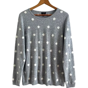 Kaschmir grau gepunktet Pullover Gr. L leise Luxus adrett weich Mädchen Heritage kuschelig - Bild 1 von 10