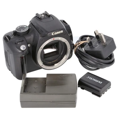 Canon EOS 350D 8.0 MP  / Digital SLR Camera DSLR (missing battery door) - Image 1 of 4