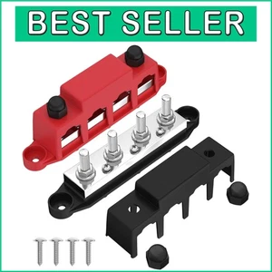 12V Bus Bar Terminal Block - 400A Rating, Ideal for Solar & Marine Applications - Picture 1 of 8