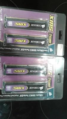 Corsair XMS2 DDR2 CM2X2048-6400C5 4x2gig 8 gig total tasted see photos - Image 1 of 4