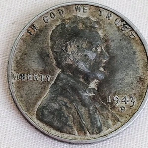 Penny ERRORE centesimo acciaio lincoln 1943 D - Foto 1 di 17
