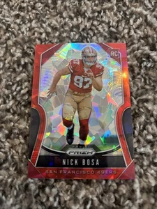2019 Panini Prizm - Rookies Nick Bosa #311 Red Ice Prizm (RC) - Picture 1 of 4