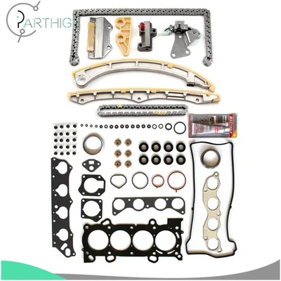 2.4L L4 Engine Head Gasket Set & Timing Chain Kit For 06-11 Honda CR-V Accord - Image 1 of 4
