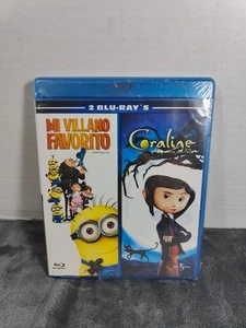 Mi Villains Favorito (Despicable Me), Coraline Spanish Case 2 Blu Ray Set - Picture 1 of 3