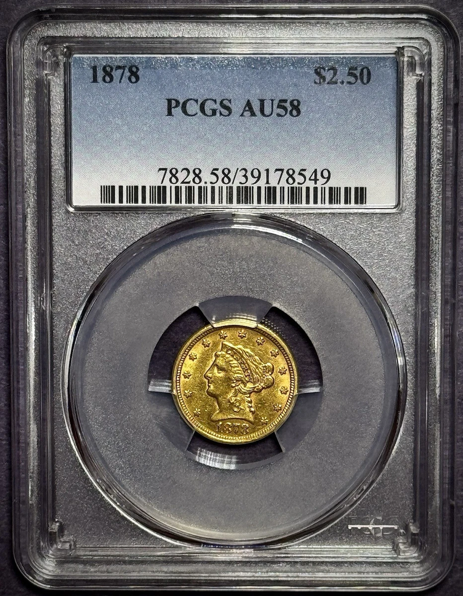 1878 Year Quarter Eagle $2.50 US Gold Coins (Pre - 1933) for sale