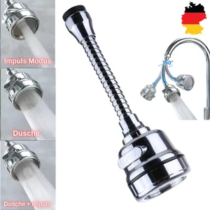 3 Modis Wasserhahnaufsatz 360° schwenkbare Schlauch Wasserhahn Filter Dusche - Bild 1 von 11
