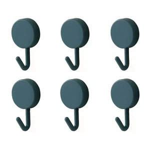 6 Pack Adhesive Hooks Cute Utility Hooks Key Hooks for Wall Decorative for Ha... - Picture 1 of 6