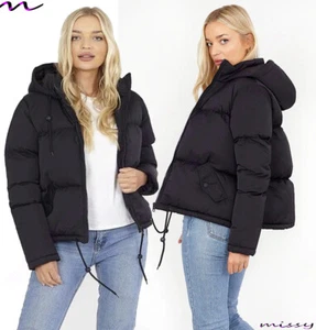 NUEVO ABRIGO CORTO ACOLCHADO DE INVIERNO PARA MUJER SEÑORA TALLA PARKA - Imagen 1 de 30