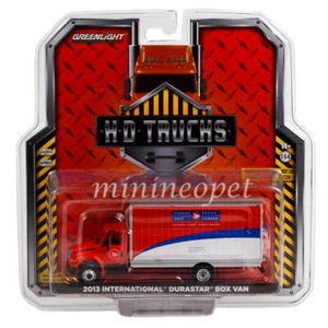 GREENLIGHT 2013 INTERNATIONAL DURASTAR BOX VAN CANADA POST 1/64 RED 33230 B - Picture 1 of 1
